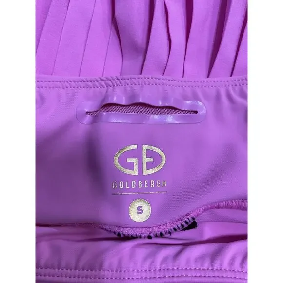 Goldbergh 'Plisse' Pink Polyester Skirt Size S